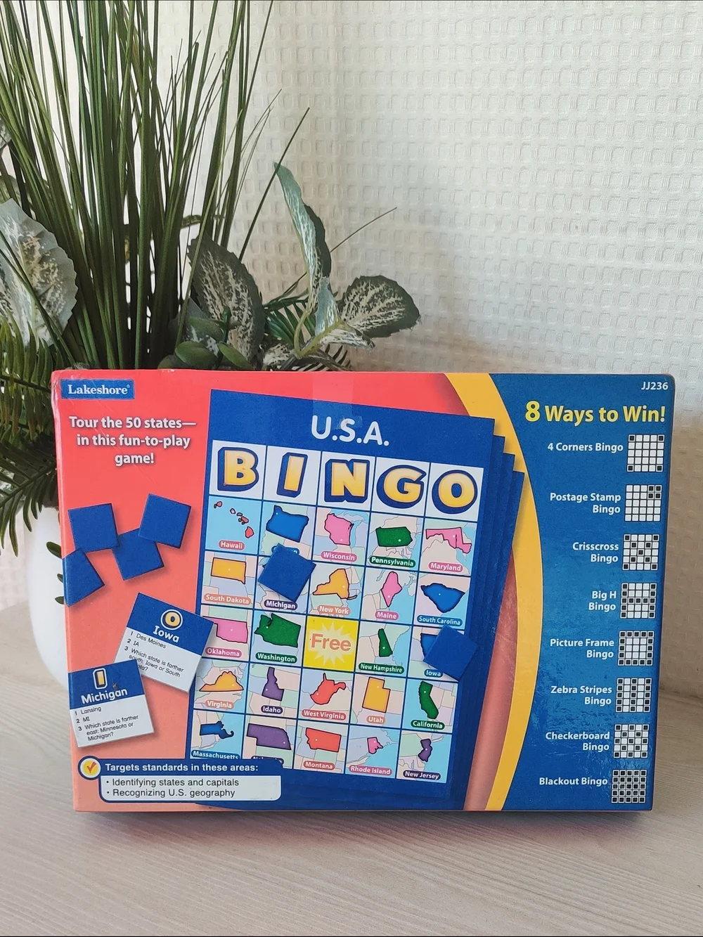 Lakeshore U.S.A. Bingo & Sight-Word Bingo Level 3 Educational Game Set